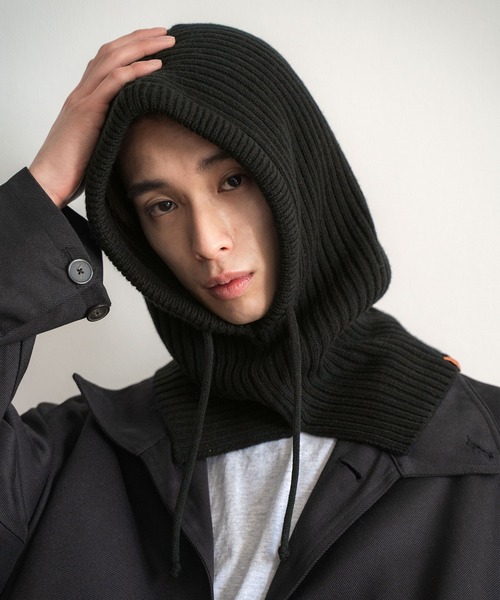 Wpc.（ダブリュピーシー）の「ONDOO バラクラバ ネックウォーマー ニット帽 Wpc.（ネックウォーマー/スヌード・レディース・ブラック/アイボリー/モカ・FREE）」の11枚目の写真