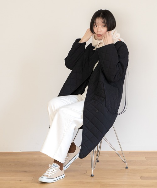 Wpc.（ダブリュピーシー）の「ONDOO バラクラバ ネックウォーマー ニット帽 Wpc.（ネックウォーマー/スヌード・レディース・ブラック/アイボリー/モカ・FREE）」の10枚目の写真