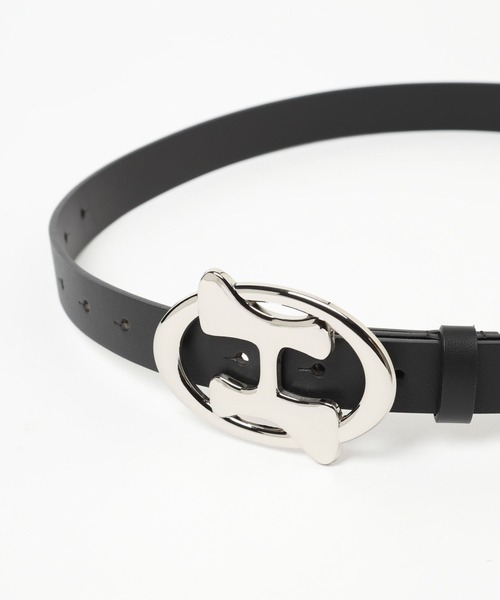 HARE H ロゴ バックル ベルト ブラック HARE（ハレ）の「Hロゴバックルベルト(HARE)（ベルト）」 - WEAR