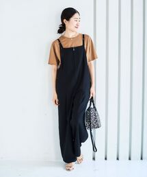 le.coeur blanc | フロントジップキャミサロペット(その他パンツ)