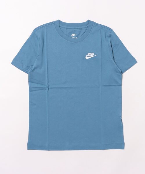 NIKE（ナイキ）の「《NIKEアパレル》YTHNSWEMBフューチュラLBRS/STシャツ（Tシャツ/カットソー・キッズ・ホワイト/ライトブラウン/ブルー系その他・130/140/150/160/170）」の3枚目の写真