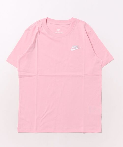 NIKE(ナイキ)の「《NIKEアパレル》YTHNSWEMBフューチュラLBRS/STシャツ(Tシャツ/カットソー・キッズ・ホワイト/ライトブラウン/ブルー系その他/ブラック/ピンク・130/140/150/160/170)」の5枚目の写真