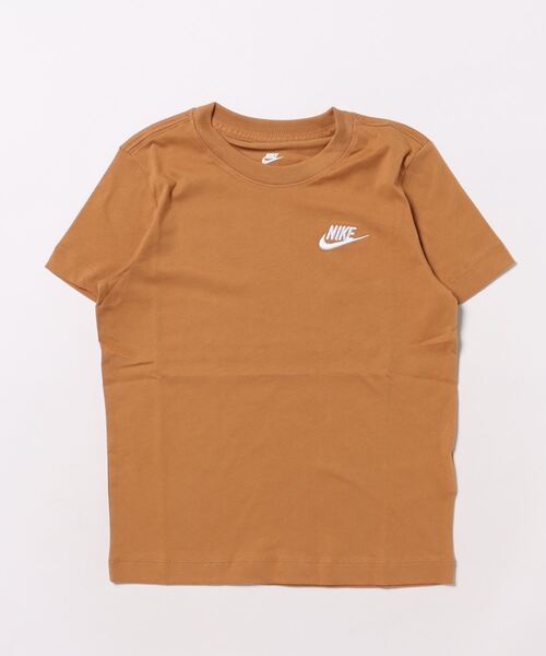 NIKE（ナイキ）の「《NIKEアパレル》YTHNSWEMBフューチュラLBRS/STシャツ（Tシャツ/カットソー・キッズ・ホワイト/ライトブラウン/ブルー系その他・130/140/150/160/170）」の2枚目の写真