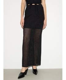 THROW CROCHET SLIT L/SK クロシェ スリット ロングスカート
