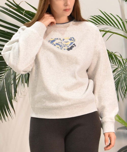 ROXY(ロキシー)の「ROXY/ロキシー スウェット RPO244607T(スウェット・レディース・ブラック/ヘザーグレー/ホワイト・L/M)」の3枚目の写真