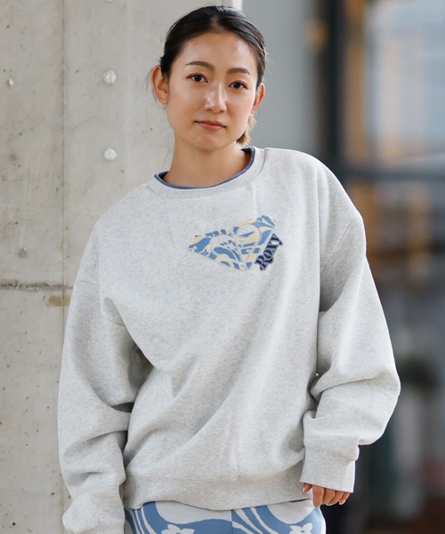 ROXY(ロキシー)の「ROXY/ロキシー スウェット RPO244607T(スウェット・レディース・ブラック/ヘザーグレー/ホワイト・L/M)」の4枚目の写真