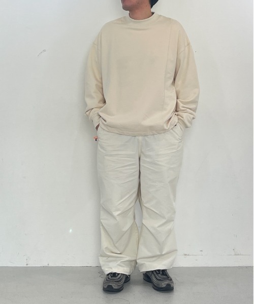 Kelen(ケレン)の「「KELEN MENS/ケレン メンズ」クルーネックスウェット(Tシャツ/カットソー・メンズ・アイボリー/ブルー/オレンジ/ブラウン・40/42/38)」の5枚目の写真