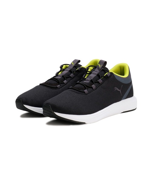 PUMA(プーマ)の「PUMA プーマ ユニセックス ソフトライド クルーズ 2 スリッポン コード ラン(スニーカー・メンズ・ネイビー/ブラック系その他/グレー系その他・25.0cm/26.0cm/27.0cm/28.0cm/29.0cm/22.0cm/27.5cm/28.5cm/29.5cm/30.0cm/23.0cm/24.0cm/22.5cm/23.5cm/24.5cm/25.5cm/26.5cm)」の4枚目の写真