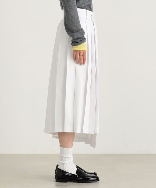 EDITION（エディション）の「コンパクトツイル プリーツスカート