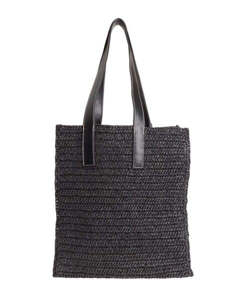 EVRIS（エヴリス）の「ワンポイントペーパーBAG（トートバッグ・レディース・ブラック/ベージュ・FREE）」の9枚目の写真