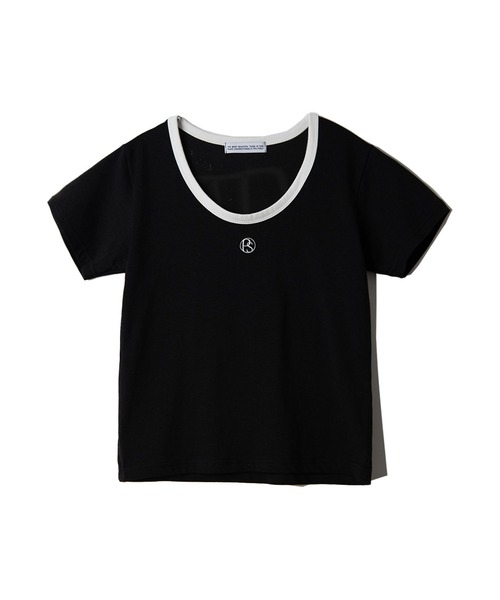 tシャツ PLACE STUDIO／UネッククロップT レディース セール】PALCE STUDIO／UネッククロップT（Tシャツ/カットソー