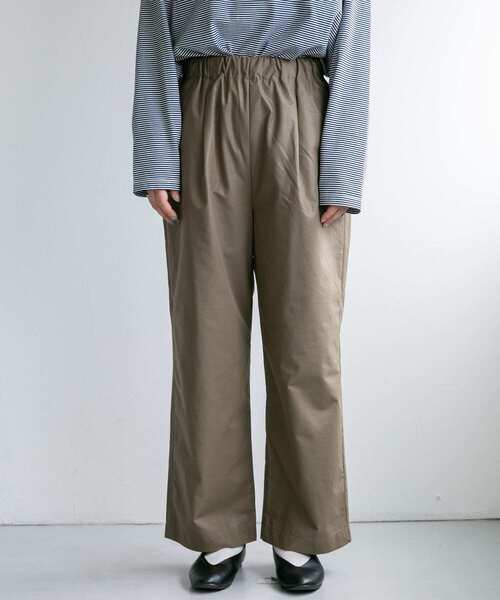 FORK&SPOON（フォークアンドスプーン）の「FORK&SPOON　レザーライクパンツ（その他パンツ・レディース・ブラウン/ブラック・1/2）」の12枚目の写真