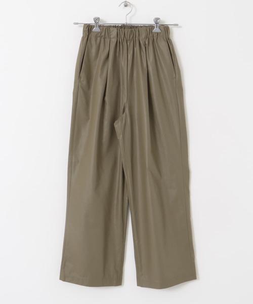 FORK&SPOON（フォークアンドスプーン）の「FORK&SPOON　レザーライクパンツ（その他パンツ・レディース・ブラウン/ブラック・1/2）」の19枚目の写真