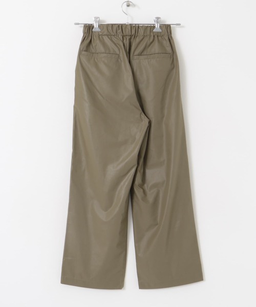 FORK&SPOON（フォークアンドスプーン）の「FORK&SPOON　レザーライクパンツ（その他パンツ・レディース・ブラウン/ブラック・1/2）」の22枚目の写真