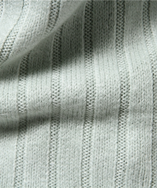 one after another NICE CLAUP（ワンアフターアナザーナイスクラップ）の「【mer1月号掲載 ナイスクラップ】フリルタートルネック（ニット/セーター・レディース・アイボリー/ラベンダー/ミント/ブラック・FREE）」の11枚目の写真