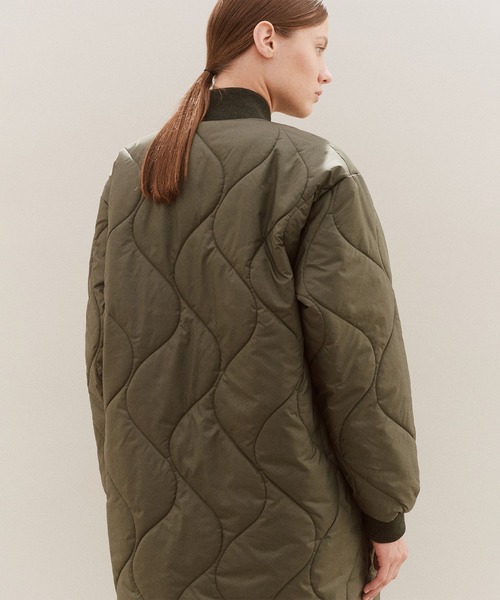 LAVENHAM(ラベンハム)の「Bomber Coat Womens / ボンバー コート ウィメンズ(その他アウター・レディース・パープル/オリーブ・10/8/12)」の5枚目の写真