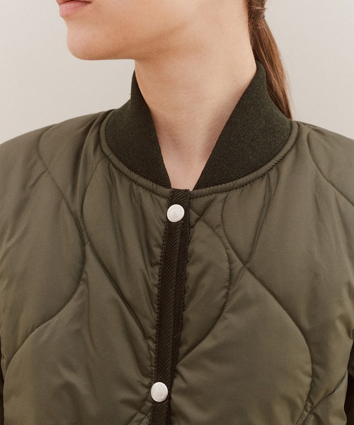 LAVENHAM(ラベンハム)の「Bomber Coat Womens / ボンバー コート ウィメンズ(その他アウター・レディース・パープル/オリーブ・10/8/12)」の3枚目の写真