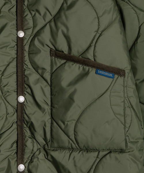 LAVENHAM(ラベンハム)の「Bomber Coat Womens / ボンバー コート ウィメンズ(その他アウター・レディース・パープル/オリーブ・10/8/12)」の9枚目の写真