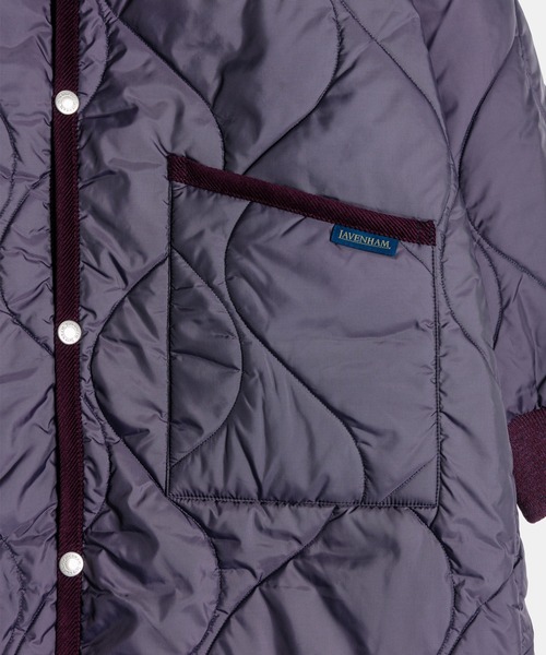 LAVENHAM(ラベンハム)の「Bomber Coat Womens / ボンバー コート ウィメンズ(その他アウター・レディース・パープル/オリーブ・10/8/12)」の14枚目の写真