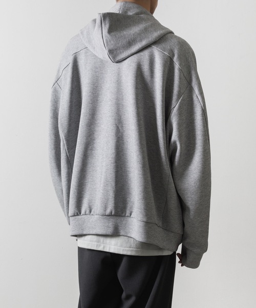 セール】CO/PE ダブルニット ジップアップフーディー / CO/PE DOUBLE