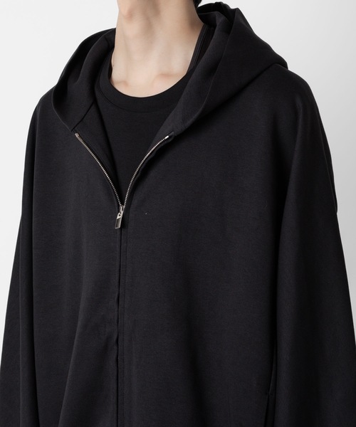 ATTACHMENT(アタッチメント)の「CO/PE ダブルニット ジップアップフーディー / CO/PE DOUBLE KNIT ZIP UP HOODIE(パーカー・メンズ・ブラック/ライトブラウン/グレー・3/2/1/4)」の20枚目の写真