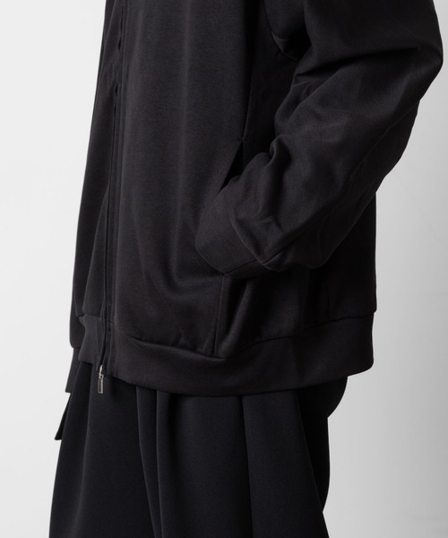ATTACHMENT(アタッチメント)の「CO/PE ダブルニット ジップアップフーディー / CO/PE DOUBLE KNIT ZIP UP HOODIE(パーカー・メンズ・ブラック/ライトブラウン/グレー・3/2/1/4)」の22枚目の写真