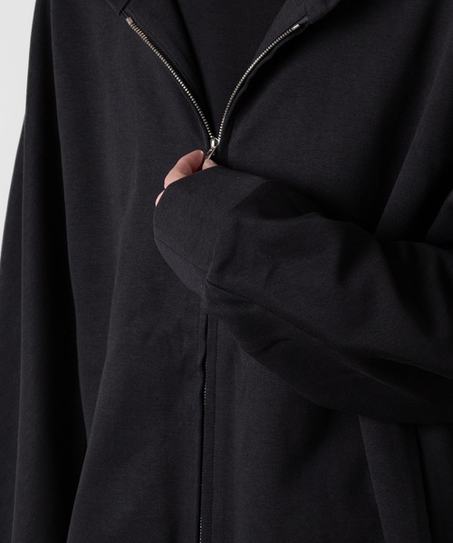 ATTACHMENT(アタッチメント)の「CO/PE ダブルニット ジップアップフーディー / CO/PE DOUBLE KNIT ZIP UP HOODIE(パーカー・メンズ・ブラック/ライトブラウン/グレー・3/2/1/4)」の21枚目の写真