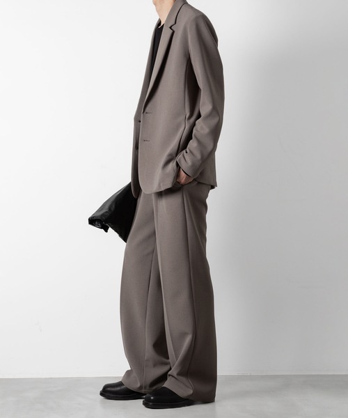 PE ストレッチダブルクロス ベルテッドトラウザーズ / PE