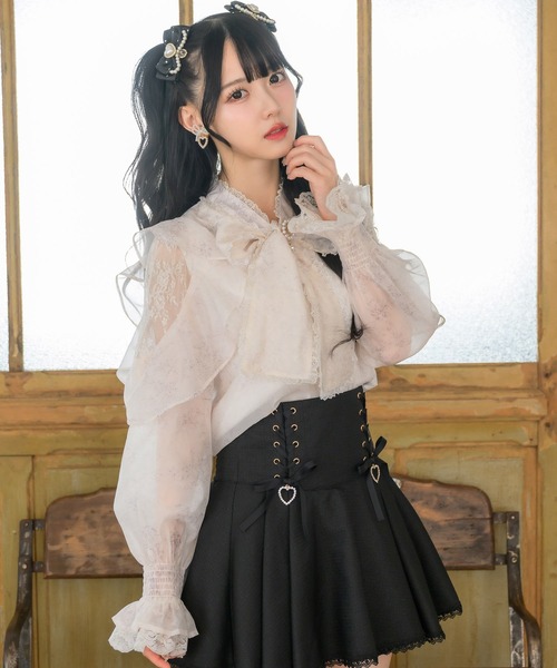 ROJITA（ロジータ）の「ボウタイリボンラッフルブラウス（シャツ