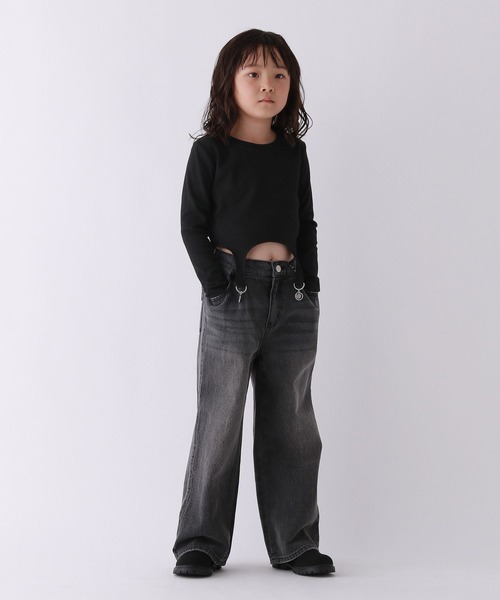 10C REPIPI（ジューシーレピピ）の「【10C REPIPI】チョーキレイフレアデニム（デニムパンツ・キッズ・ブラック/ライトブルー/ブルー・120cm/110cm/130cm）」の19枚目の写真