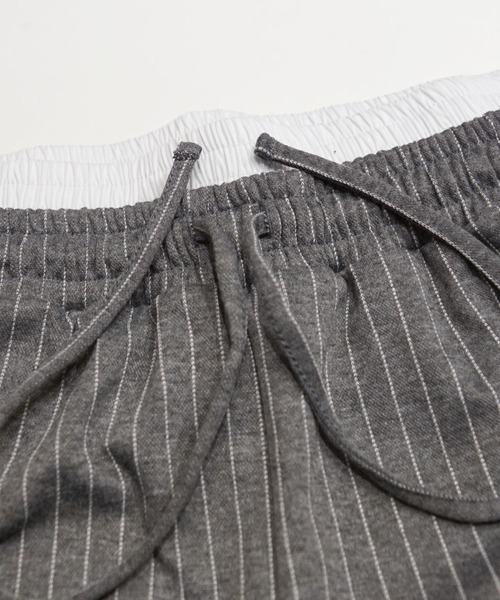 coca（coca）（コカ）の「ウエストレイヤード ストライプパンツ（その他パンツ・レディース・ネイビー/グレー・L/M/S）」の11枚目の写真