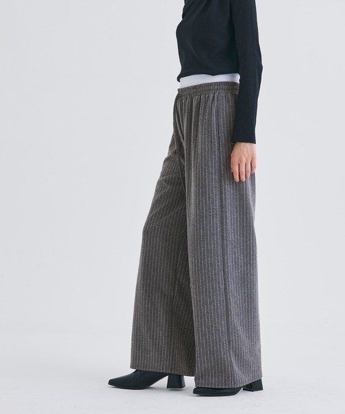 Chloé ストライプパンツ セール】ウエストレイヤード ストライプパンツ（その他パンツ