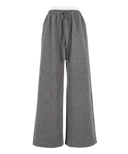 Chloé ストライプパンツ セール】ウエストレイヤード ストライプパンツ（その他パンツ