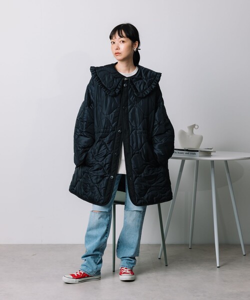 FREAK'S STORE（フリークスストア）の「フリル丸襟付き ギャザーキルト