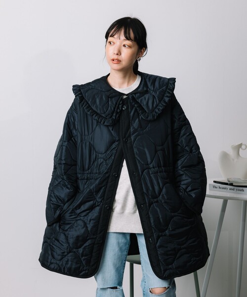 FREAK'S STORE（フリークスストア）の「フリル丸襟付き ギャザーキルト