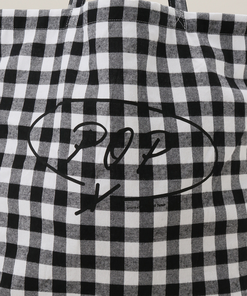 JOURNAL STANDARD LUXE(ジャーナルスタンダード ラックス)の「POPギンガムトート(トートバッグ・レディース・ブラック/ネイビー/レッド・FREE)」の15枚目の写真