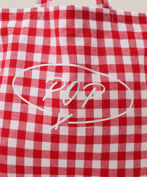JOURNAL STANDARD LUXE(ジャーナルスタンダード ラックス)の「POPギンガムトート(トートバッグ・レディース・ブラック/ネイビー/レッド・FREE)」の19枚目の写真