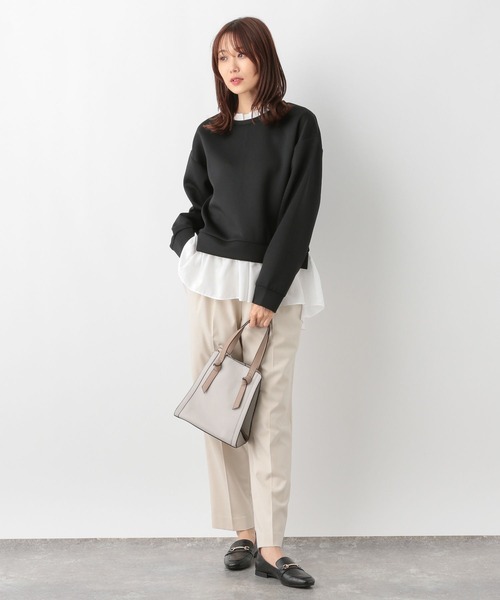 GLOBAL WORK（グローバルワーク）の「ライトクッションドッキング/115491（パーカー・レディース・グレイッシュブルー/グレイッシュベージュ/ブラック・MEDIUM/LARGE）」の21枚目の写真