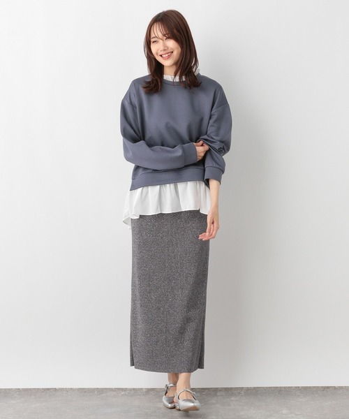 GLOBAL WORK（グローバルワーク）の「ライトクッションドッキング/115491（パーカー・レディース・グレイッシュブルー/グレイッシュベージュ/ブラック・MEDIUM/LARGE）」の10枚目の写真