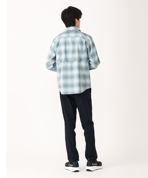 Columbia(コロンビア)の「Columbia/シルバーリッジユーティリティライトプレイド ロングスリーブシャツ チェック UVカット 速乾/コロンビア(シャツ/ブラウス・メンズ・ネイビー/ベージュ/ブルー/グリーン/オレンジ/ダークベージュ・XL/L/M/XS/XXL/S)」の11枚目の写真