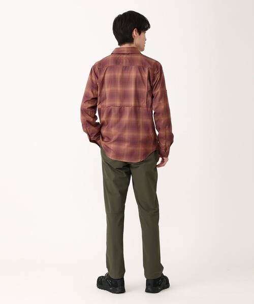 Columbia(コロンビア)の「Columbia/シルバーリッジユーティリティライトプレイド ロングスリーブシャツ チェック UVカット 速乾/コロンビア(シャツ/ブラウス・メンズ・ネイビー/ベージュ/ブルー/グリーン/オレンジ/ダークベージュ・XL/L/M/XS/XXL/S)」の14枚目の写真