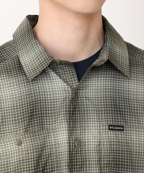 Columbia(コロンビア)の「Columbia/シルバーリッジユーティリティライトプレイド ロングスリーブシャツ チェック UVカット 速乾/コロンビア(シャツ/ブラウス・メンズ・ネイビー/ベージュ/ブルー/グリーン/オレンジ/ダークベージュ・XL/L/M/XS/XXL/S)」の18枚目の写真