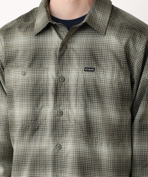 Columbia(コロンビア)の「Columbia/シルバーリッジユーティリティライトプレイド ロングスリーブシャツ チェック UVカット 速乾/コロンビア(シャツ/ブラウス・メンズ・ネイビー/ベージュ/ブルー/グリーン/オレンジ/ダークベージュ・XL/L/M/XS/XXL/S)」の20枚目の写真