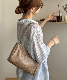 DISCOAT | オイル調2WAYポケットショルダーバッグ(ショルダーバッグ)