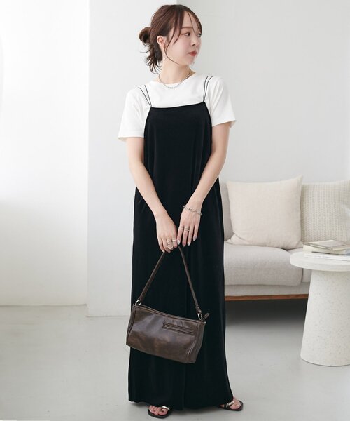 DISCOAT（ディスコート）の「オイル調2WAYポケットショルダーバッグ（ショルダーバッグ・レディース・キャメル/ボルドー/ダークブラウン/ブラック・FREE）」の15枚目の写真