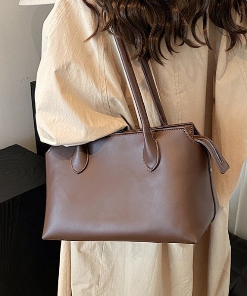 efill（エフィル）の「ロングショルダー　ハンドバッグ（トートバッグ・レディース・ブラウン・FREE）」の2枚目の写真