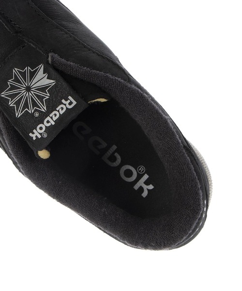 Reebok（リーボック）の「WM CLUB C 85　100218233（スリッポン・メンズ・ブラック・27.0cm/27.5cm/28.0cm/26.5cm/26.0cm/29.0cm/30.0cm/28.5cm）」の2枚目の写真
