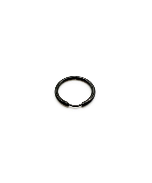 Import & Select(インポートアンドセレクト)の「KISHOKACHI 希少価値 シンプルクリッカーステンレスピアス 内径25mm(ピアス(片耳用)・メンズ・ブラック/シルバー/ゴールド・FREE)」の12枚目の写真