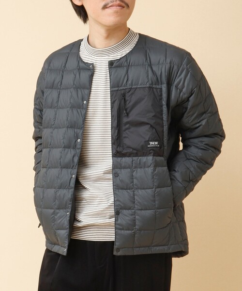 【セール】【TAION/タイオン】マウンテン クルーネック ライトダウンジャケット 24AW（ダウンジャケット/コート）｜TAION（タイオン）