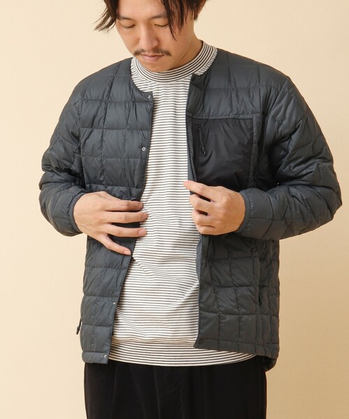 【セール】【TAION/タイオン】マウンテン クルーネック ライトダウンジャケット 24AW（ダウンジャケット/コート）｜TAION（タイオン）